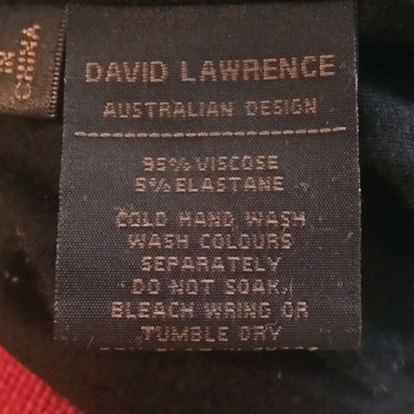 David Lawrence stretch formal dress, three quarter length sleeves, L, black - Picture 6 of 6